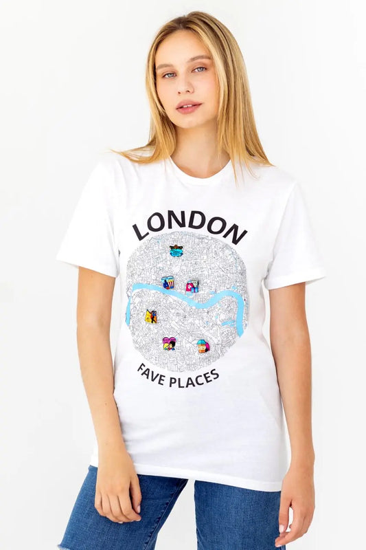 Custom Map T-shirt & Wooden Pin Set